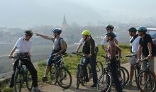 Balade à vélo dans les vignobles d'Alsace